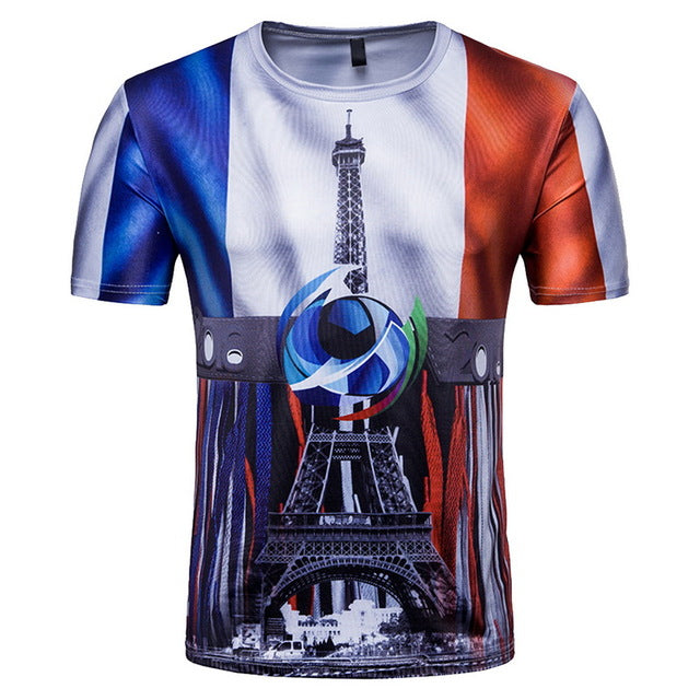 2018 World Cup 3D T Shirts