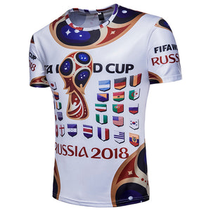 New 3D Tshirt Russia 2018 World Cup