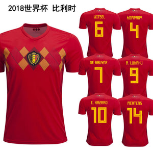 Belgium 2018 Russian Soccer Jerseys World Cup